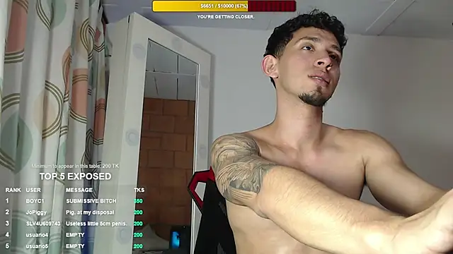 stevenSEX123 online show from May 31, 2026, 11:05 pm