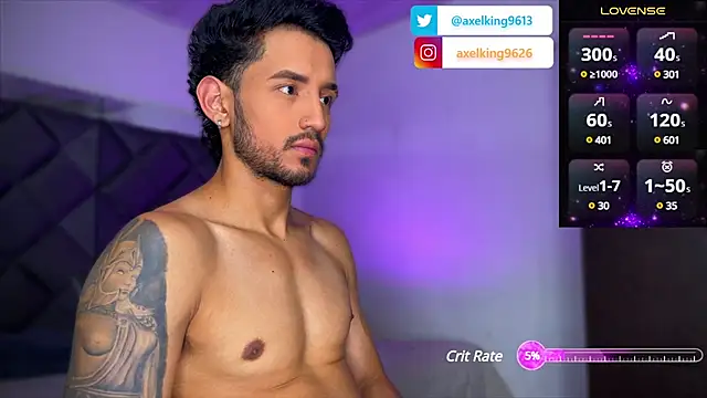 AxelKing1326 online show from March 14, 2025, 1:05 am