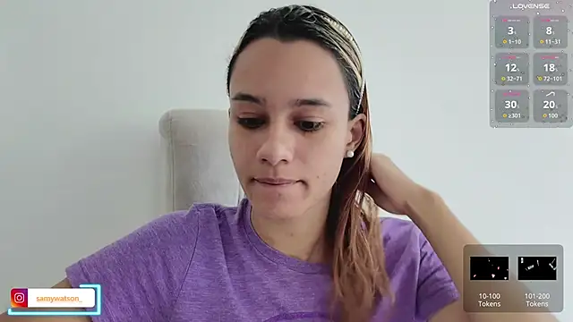 Snapshot of SamanthaWatson chatting on October 23, 2025, 3:54 pm SamanthaWatson online show from October 23, 2025, 3:54 pm