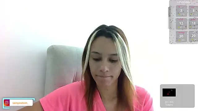 Snapshot of SamanthaWatson chatting on October 17, 2025, 6:32 pm SamanthaWatson online show from October 17, 2025, 6:32 pm