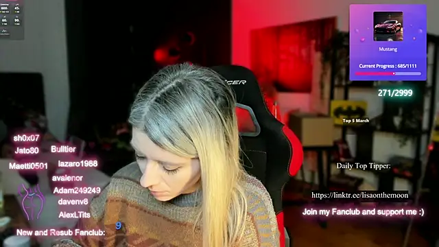 Snapshot of Lisaonthemoon chatting on March 2, 2025, 9:19 pm Lisaonthemoon online show from March 2, 2025, 9:19 pm