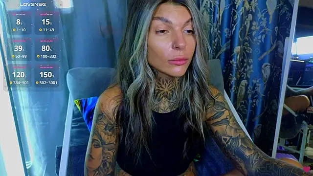 Snapshot of tattooedBabyy chatting on November 11, 2025, 9:37 am tattooedBabyy online show from November 11, 2025, 9:37 am