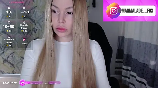 Snapshot of Marmalade_Fox chatting on April 23, 2026, 4:19 am Marmalade Fox online show from April 23, 2026, 4:19 am