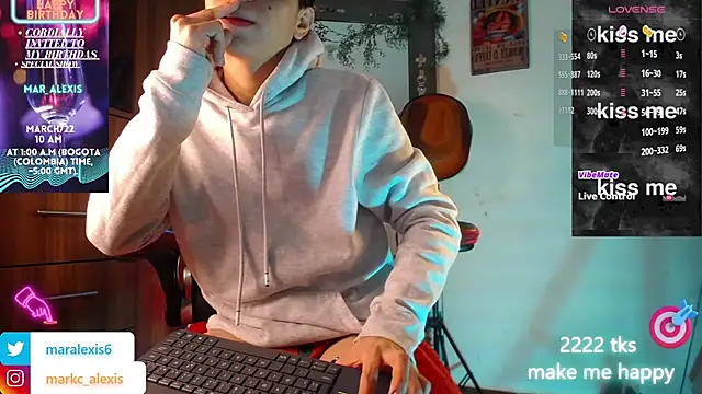 Snapshot of marckalexis chatting on March 12, 2025, 1:58 am marckalexis online show from March 12, 2025, 1:58 am