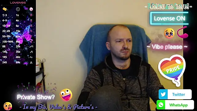 RealManHaveHairy online show from February 11, 2026, 6:30 pm