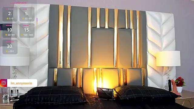 Anny osorio online show from November 10, 2025, 7:19 pm