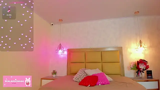 Snapshot of LARSONMIA chatting on March 2, 2026, 12:23 pm LARSONMIA online show from March 2, 2026, 12:23 pm