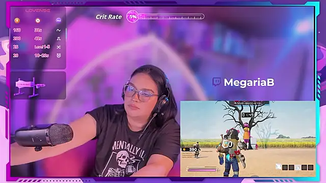 MegariaB online show from February 17, 2026, 4:43 am