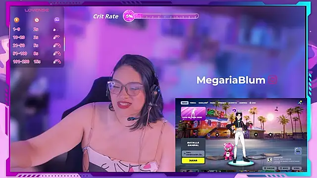 MegariaB online show from February 23, 2026, 4:47 am