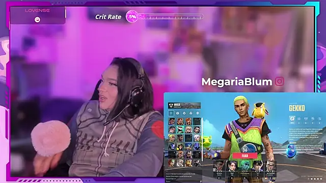 MegariaB online show from November 24, 2025, 4:12 am