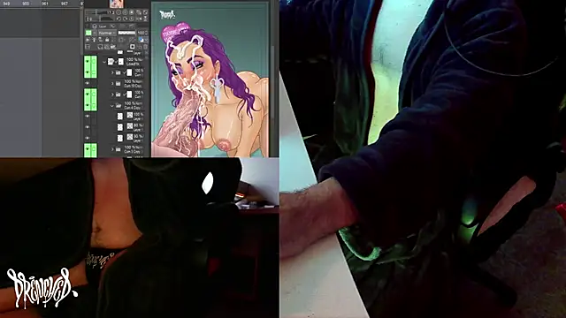 DrenchedArt online show from January 21, 2025, 5:30 pm