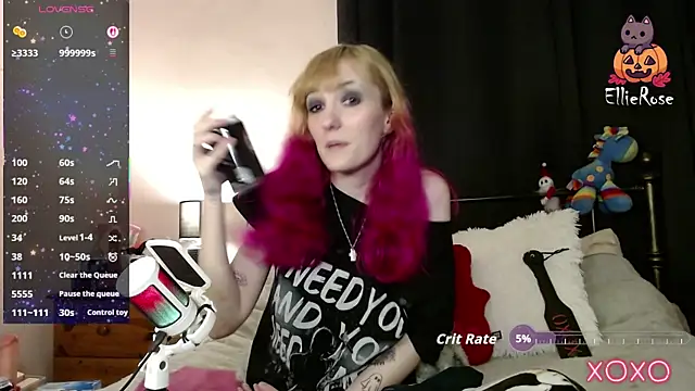 EllieeRose online show from January 17, 2026, 8:45 pm