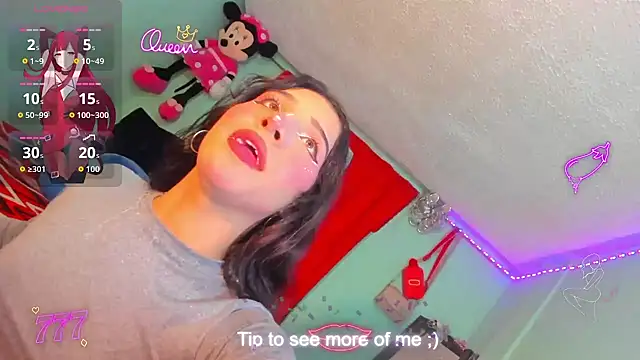 GingerDollx online show from March 9, 2026, 7:39 pm