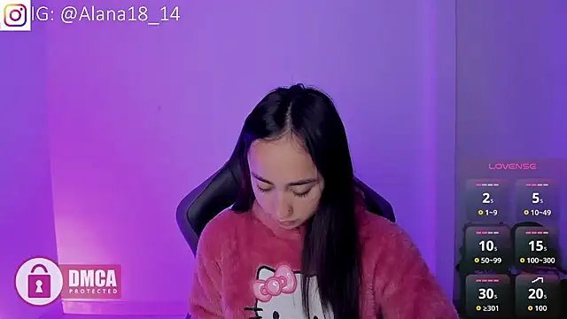 Snapshot of Alana_Pherson chatting on January 15, 2026, 3:43 am Alana Pherson online show from January 15, 2026, 3:43 am