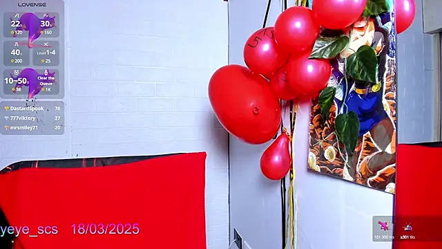 Snapshot of Yeye_scs chatting on March 18, 2025, 6:50 pm Yeye scs online show from March 18, 2025, 6:50 pm