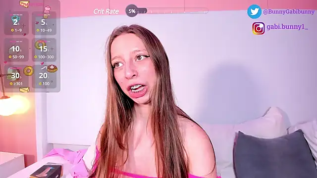 Snapshot of gabi_bunny chatting on March 7, 2025, 7:38 pm gabi bunny online show from March 7, 2025, 7:38 pm