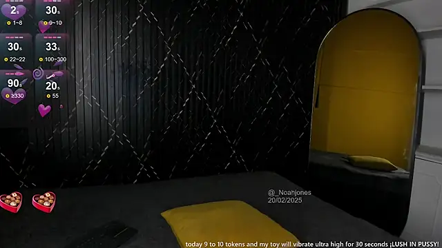  noahjones online show from February 20, 2025, 12:15 pm