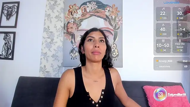 Snapshot of taty_miller chatting on March 9, 2025, 2:29 am taty miller online show from March 9, 2025, 2:29 am