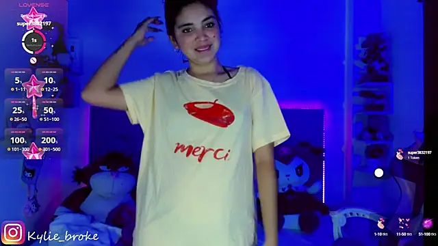 Snapshot of Kylie_brokee chatting on February 9, 2025, 9:06 pm Kylie brokee online show from February 9, 2025, 9:06 pm