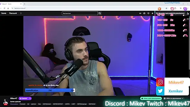 Snapshot of Mikev chatting on September 18, 2025, 6:11 pm Mikev online show from September 18, 2025, 6:11 pm
