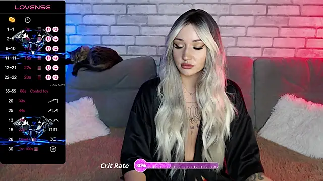 Eva Evile online show from November 28, 2025, 9:09 am