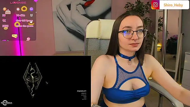 Snapshot of ShiroHeby chatting on March 17, 2025, 4:01 pm ShiroHeby online show from March 17, 2025, 4:01 pm