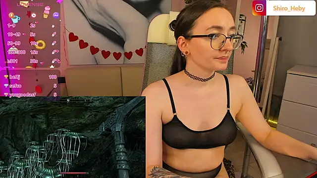 Snapshot of ShiroHeby chatting on February 21, 2025, 6:26 pm ShiroHeby online show from February 21, 2025, 6:26 pm