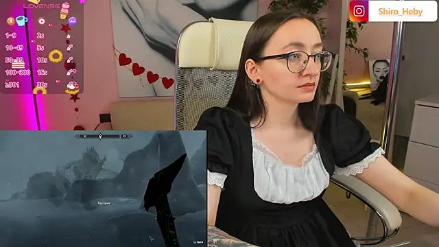 Snapshot of ShiroHeby chatting on March 9, 2025, 12:20 pm ShiroHeby online show from March 9, 2025, 12:20 pm