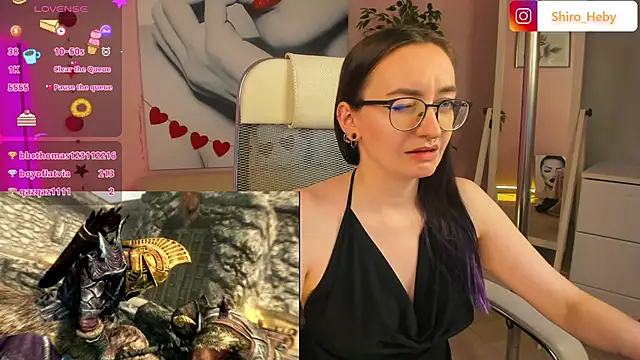 Snapshot of ShiroHeby chatting on March 2, 2025, 6:35 pm ShiroHeby online show from March 2, 2025, 6:35 pm