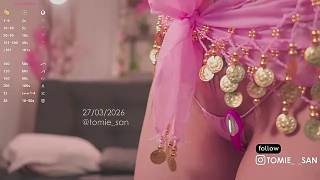 tomie san online show from March 27, 2026, 7:59 pm