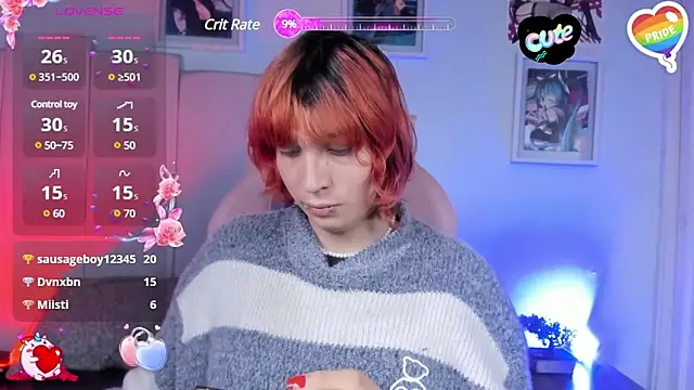 Snapshot of -kisa_ chatting on March 18, 2025, 5:56 am -kisa online show from March 18, 2025, 5:56 am