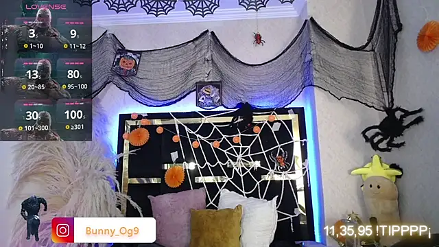 Snapshot of Bunny_O chatting on October 28, 2025, 8:30 pm Bunny O online show from October 28, 2025, 8:30 pm