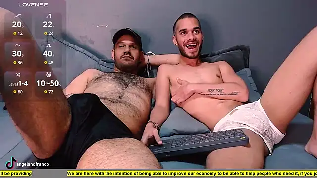 angelandfranco online show from March 21, 2025, 10:50 pm