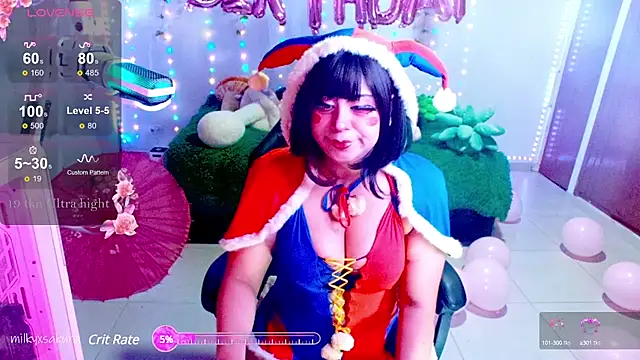 Snapshot of MilkyXSakura chatting on February 13, 2025, 3:39 am MilkyXSakura online show from February 13, 2025, 3:39 am
