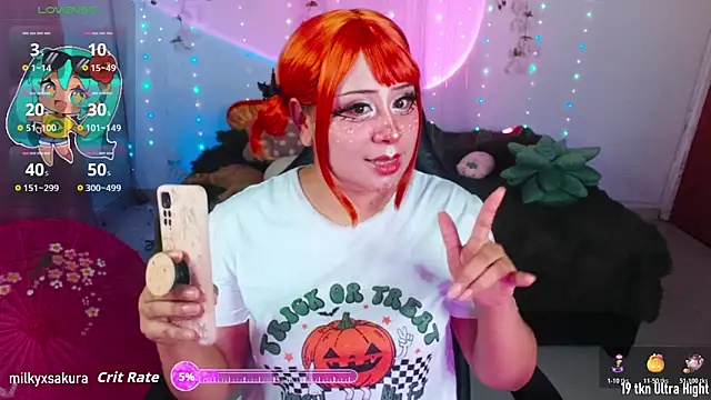 Snapshot of MilkyXSakura chatting on October 31, 2025, 2:30 am MilkyXSakura online show from October 31, 2025, 2:30 am