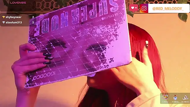 RedMeloddy online show from November 3, 2025, 8:12 pm