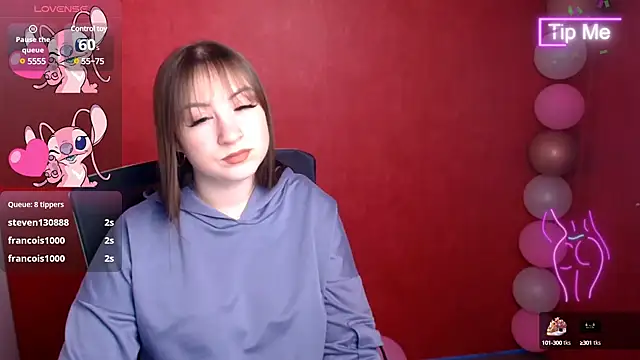 Snapshot of Evelina_GG chatting on March 11, 2025, 9:45 am Evelina GG online show from March 11, 2025, 9:45 am