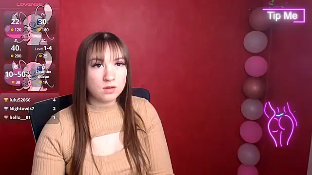 Snapshot of Evelina_GG chatting on March 14, 2025, 9:35 am Evelina GG online show from March 14, 2025, 9:35 am