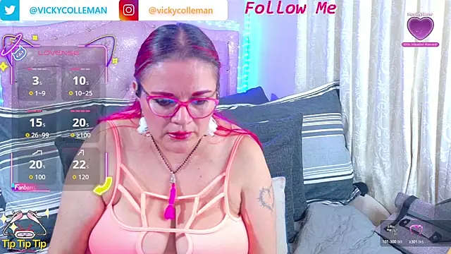 Snapshot of VickyColleman chatting on October 23, 2025, 7:12 pm VickyColleman online show from October 23, 2025, 7:12 pm