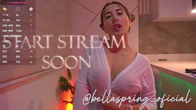 b3llaspringg online show from March 4, 2026, 8:38 pm