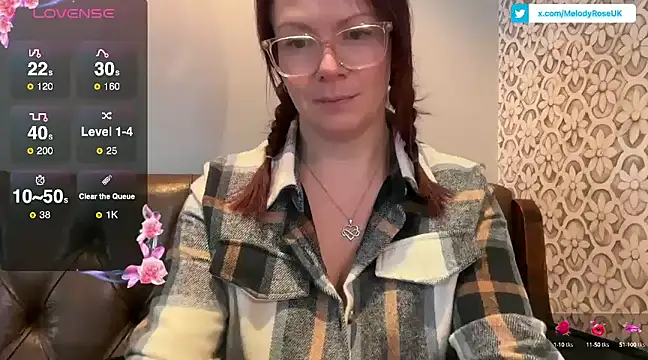 Snapshot of MelodyRoseUk chatting on February 26, 2025, 11:11 am MelodyRoseUk online show from February 26, 2025, 11:11 am