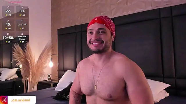 Snapshot of JossAckland chatting on December 4, 2025, 8:08 pm JossAckland online show from December 4, 2025, 8:08 pm