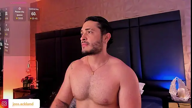 Snapshot of JossAckland chatting on October 3, 2025, 7:37 pm JossAckland online show from October 3, 2025, 7:37 pm