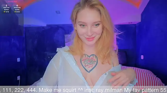 Snapshot of AliceMilman chatting on November 7, 2025, 10:09 am AliceMilman online show from November 7, 2025, 10:09 am