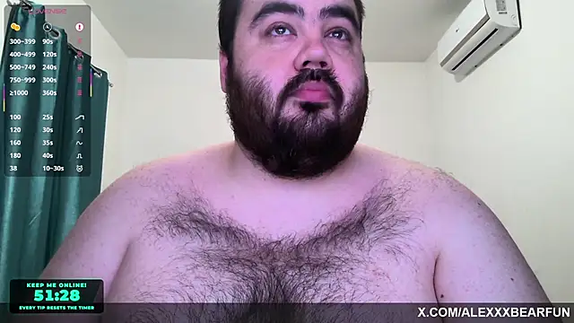 alexxxbear online show from February 22, 2026, 12:35 am
