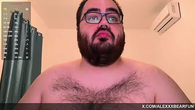 alexxxbear online show from February 20, 2026, 9:50 pm