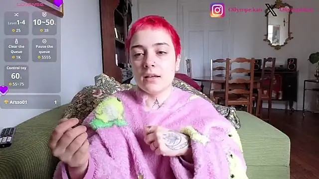 OllympeKaii online show from April 14, 2026, 6:40 am