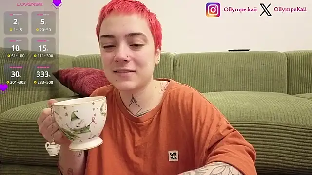 OllympeKaii online show from April 15, 2026, 3:45 am