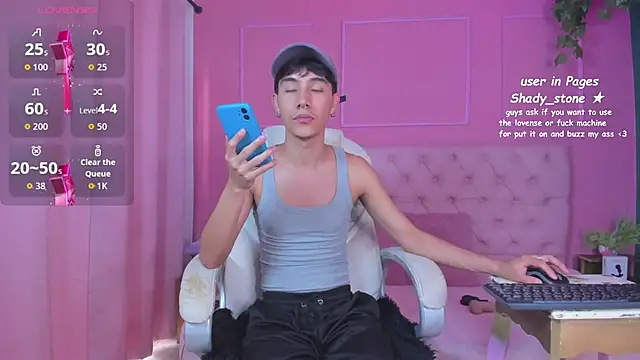 SHADY STONE online show from October 23, 2025, 8:29 pm