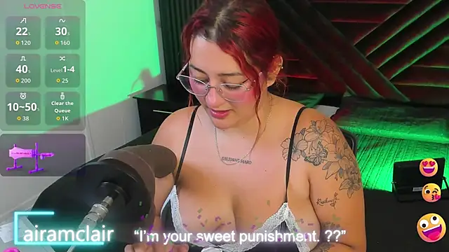 airamclair online show from November 14, 2025, 9:51 pm